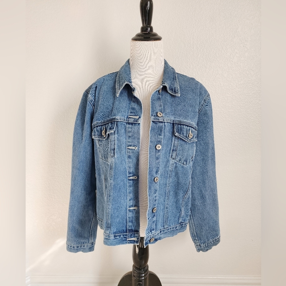 Vintage Faded Glory Women's XL 16/18 Denim Casual Jacket